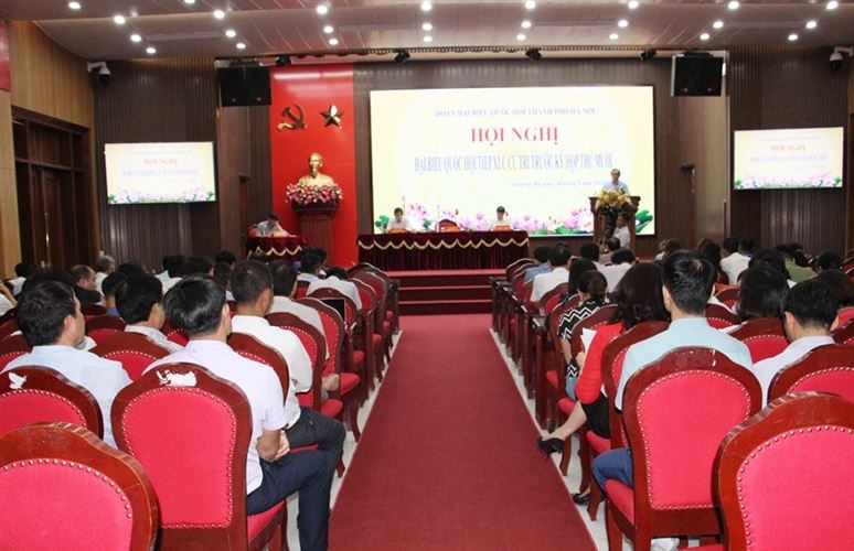 Đoàn đại biểu Quốc hội TP Hà Nội tiếp xúc cử tri huyện Chương Mỹ trước kỳ họp thứ 10 Quốc hội khóa XIV