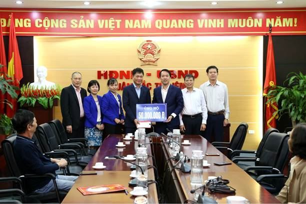 Ủy ban MTTQ Việt Nam quận Bắc Từ Liêm tiếp nhận hơn 255 triệu đồng ủng hộ đồng bào miền Trung