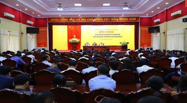 Hội nghị tiếp xúc, đối thoại giữa người đứng đầu cấp ủy, chính quyền huyện Thạch Thất với MTTQ, các tổ chức chính trị - xã hội và nhân dân năm 2020