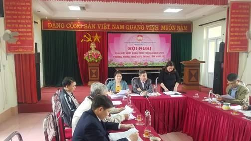  Cụm thi đua Số 1, Ủy ban MTTQ Việt Nam huyện Mê Linh tổng kết phong trào thi đua năm 2020.