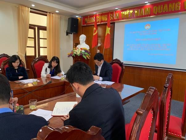 Ủy ban MTTQ Việt Nam huyện Mê Linh phản biện vào dự thảo Đề án phát triển văn hóa, văn nghệ - thể dục thể thao quần chúng huyện giai đoạn 2021 – 2025 và những năm tiếp theo.