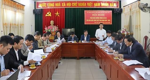 Sơn Tây tổ chức hội nghị phản biện xã hội vào các Chương trình công tác của Thị ủy