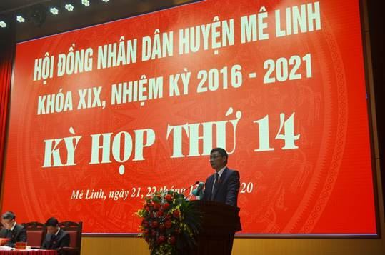 Ủy ban MTTQ Việt Nam huyện Mê Linh thông báo kết quả công tác xây dựng chính quyền năm 2020 tại kỳ họp thứ 14 HĐND huyện khóa XIX, nhiệm kỳ 2016-2021