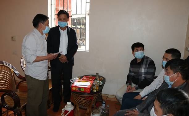 Ủy ban MTTQ VN huyện Quốc Oai kịp thời hỗ trợ gia đình tai nạn rủi ro tại xã Cấn Hữu