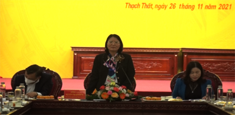 Cụm thi đua số 5 Ủy ban MTTQ Việt Nam Thành phố  tổng kết công tác thi đua năm 2021