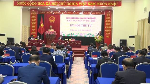 Uỷ ban MTTQ Việt Nam huyện Mỹ Đức tham gia xây dựng chính quyền và tổng hợp nhiều ý kiến, kiến nghị của Nhân dân trình Kỳ họp thứ tư - HĐND huyện khoá XX, nhiệm kỳ 2021-2026