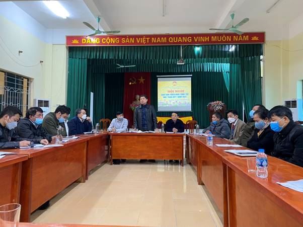 Ủy ban MTTQ Việt Nam huyện Ứng Hòa giao ban cụm thi đua triển khai công tác Mặt trận quý I năm 2022