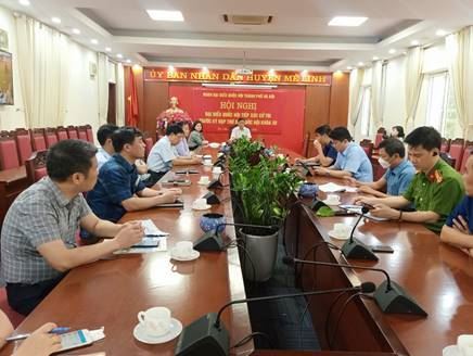 Ủy ban MTTQ Việt Nam huyện Mê Linh tổ chức hội nghị tiếp xúc cử tri trước kỳ họp thứ 3 Quốc hội khóa XV, nhiệm kỳ 2021 – 2026.