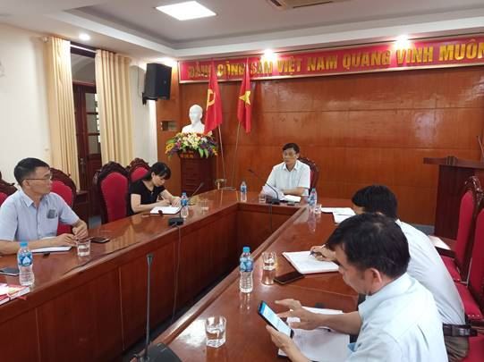 Ủy ban MTTQ Việt Nam huyện Mê Linh tổ chức Hội nghị giao ban công tác Mặt trận và phản ảnh dư luận xã hội tháng 5 năm 2022.