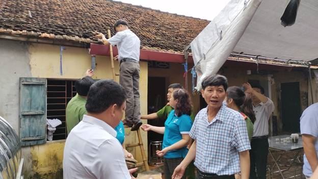 Huyện Thanh Oai khởi công xây dựng nhà cho hộ nghèo Nguyễn Thị Cửu