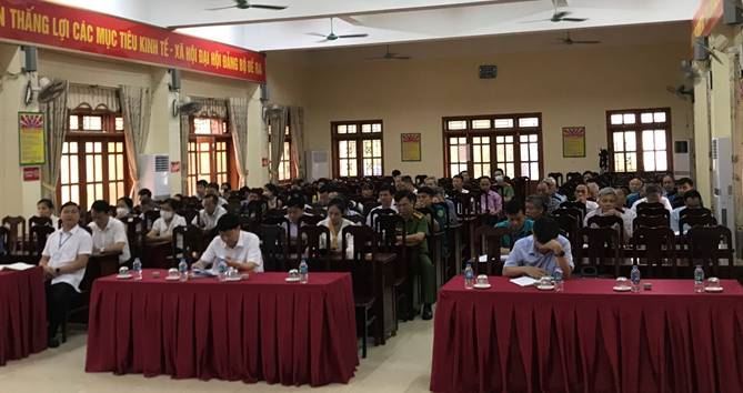 Đại biểu HĐND Thành phố Hà Nội tiếp xúc cử tri trước kỳ họp thứ 6 HĐND Thành phố khóa XVI nhiệm kỳ 2021-2026 tại huyện Ứng Hòa