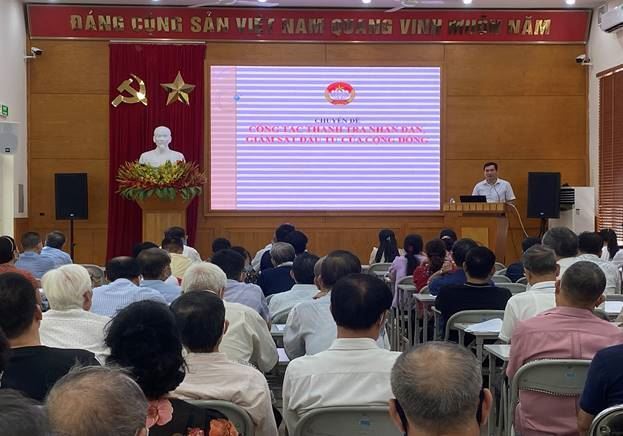 Quận Thanh Xuân tập huấn nghiệp vụ thanh tra nhân dân, giám sát đầu tư của cộng đồng năm 2022