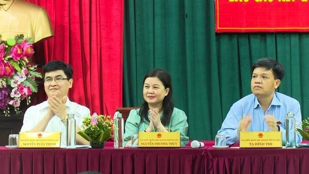 Hội nghị tiếp xúc cử tri Đại biểu Quốc hội báo cáo kết quả kỳ họp thứ 3 Quốc hội khóa XV tại huyện Thường Tín