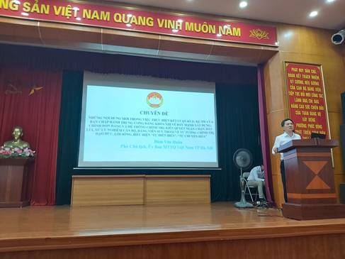 Quận Long Biên tổ chức tuyên truyền thực hiện chủ đề toàn khóa Đại hội XIII của Đảng, Hướng dẫn thực hiện kết luận 21-KL/TW ngày 25/10/2021