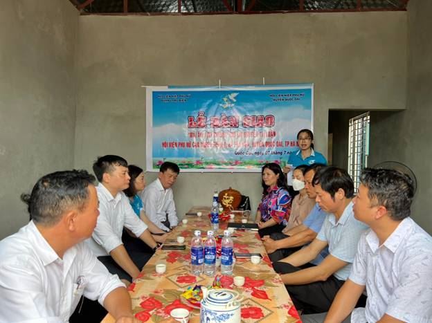 Huyện Quốc Oai hỗ trợ xây nhà “Mái ấm tình thương” cho hội viên phụ nữ