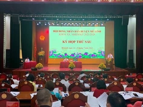 Ủy ban MTTQ Việt Nam huyện Mê Linh thông báo công tác tham gia xây dựng Đảng, xây dựng chính quyền 6 tháng đầu năm 2022 tại kỳ họp thứ Sáu HĐND huyện khóa XX, nhiệm kỳ 2021 – 2026. 