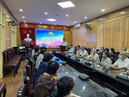 Ủy ban MTTQ Việt Nam quận Thanh Xuân tổ chức hội nghị tuyên truyền, phổ biến tình hình phát triển kinh tế - xã hội quận cho đồng bào Công giáo