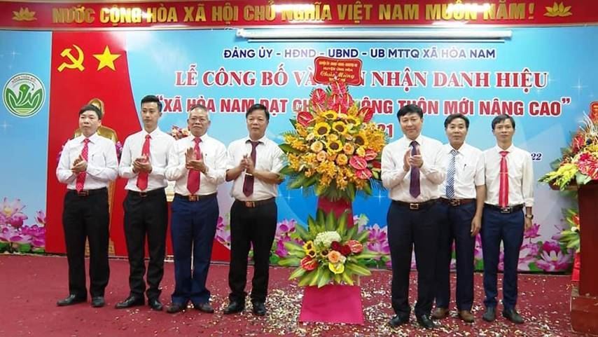 03 xã của huyện Ứng Hòa đón nhận danh hiệu xã đạt chuẩn nông thôn mới nâng cao năm 2021