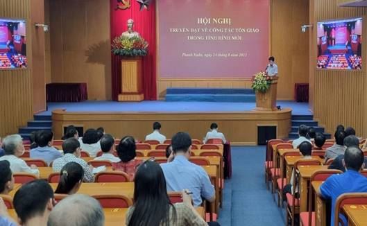 Quận Thanh Xuân: Tuyên truyền về công tác Tôn giáo trong tình hình mới