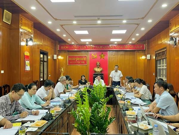 Ủy ban MTTQ Việt Nam thành phố Hà Nội kiểm tra công tác thi đua khen thưởng và việc chấp hành Điều lệ MTTQ tại huyện Sóc Sơn 