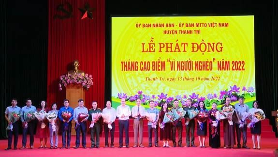 Huyện Thanh Trì phát động Tháng cao điểm “Vì người nghèo” năm 2022