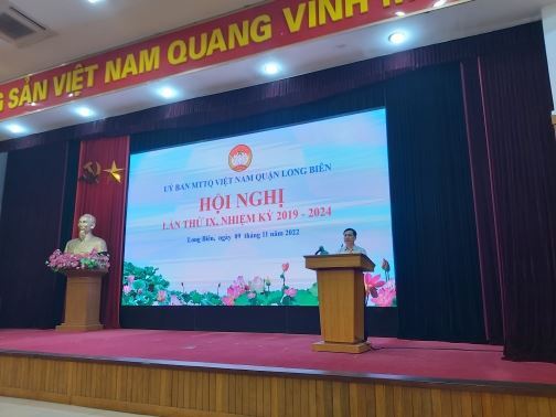 Hội nghị lần thứ 9 Ủy ban MTTQ Việt Nam quận Long Biên khóa IV, nhiệm kỳ 2019 – 2024