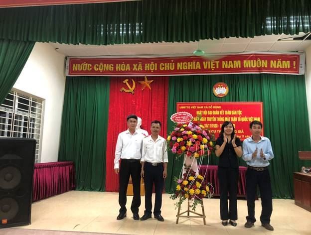 Ngày hội Đại đoàn kết toàn dân tộc tại khu dân cư thôn Động Giã xã Đỗ Động, huyện Thanh Oai