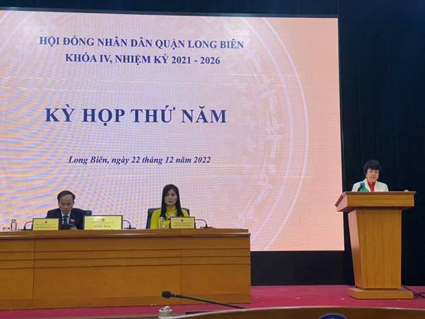 Ủy ban MTTQ Việt Nam quận Long Biên thông báo kết quả tham gia xây dựng chính quyềt năm 2022