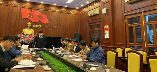 Ủy Ban MTTQ Việt Nam thành phố Hà Nội làm việc với huyện Ứng Hòa về hướng dẫn lấy ý kiến sự hài lòng của người dân huyện đạt chuẩn nông thôn mới năm 2022.