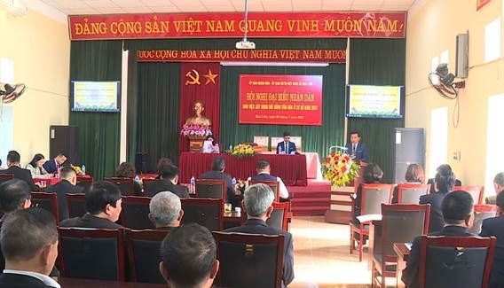 Xã Mai Lâm, huyện Đông Anh tổ chức Hội nghị đại biểu nhân dân bàn việc xây dựng đời sống văn hóa ở cơ sở năm 2023