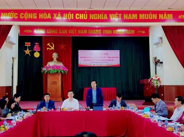 Huyện Thanh Trì tiếp đoàn nông thôn mới thành phố Hà Nội thẩm định xây dựng nông thôn mới nâng cao năm 2022 tại 3 xã Đại Áng, Ngọc Hồi, Ngũ Hiệp