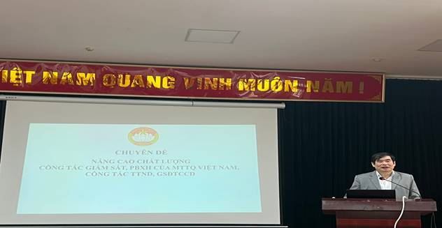 Ủy ban MTTQ Việt Nam quận Hoàng Mai tổ chức lớp bồi dưỡng nghiệp vụ công tác TTND và giám  sát đầu tư của cộng đồng năm 2023