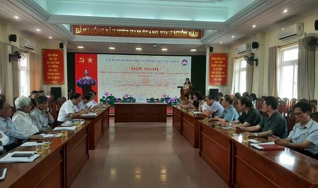 Ủy ban MTTQ Việt Nam quận Cầu Giấy tổ chức phát động vận động ủng hộ quỹ “Vì Biển, đảo Việt Nam” năm 2023