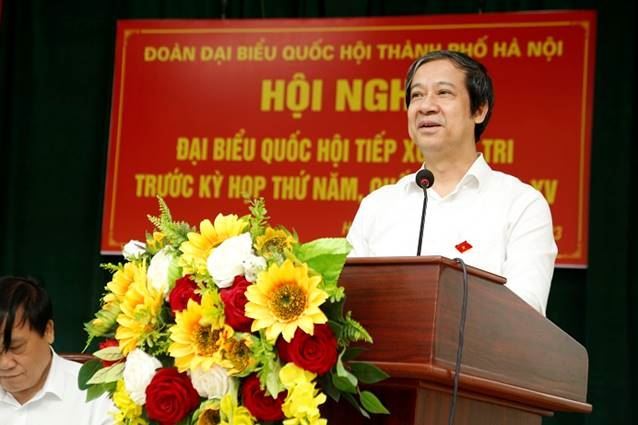 Đại biểu Quốc hội đơn vị số 6 thành phố Hà Nội tiếp xúc cử tri quận Hà Đông trước kỳ họp thứ 5, Quốc hội khóa XV