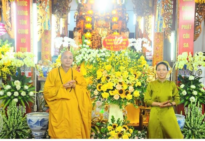 Ban trị sự Giáo hội Phật giáo Việt Nam huyện Thanh Trì tổ chức Đại lễ Phật đản PL2567 năm 2023