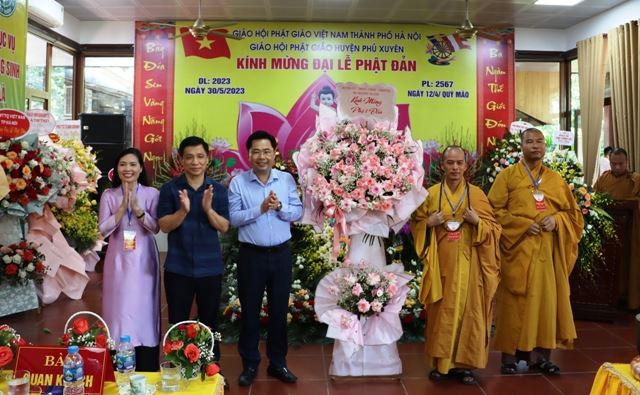 Ban trị sự Giáo hội Phật giáo Việt Nam huyện Phú Xuyên tổ chức Đại lễ Phật đản Phật lịch 2567 - Dương lịch 2023