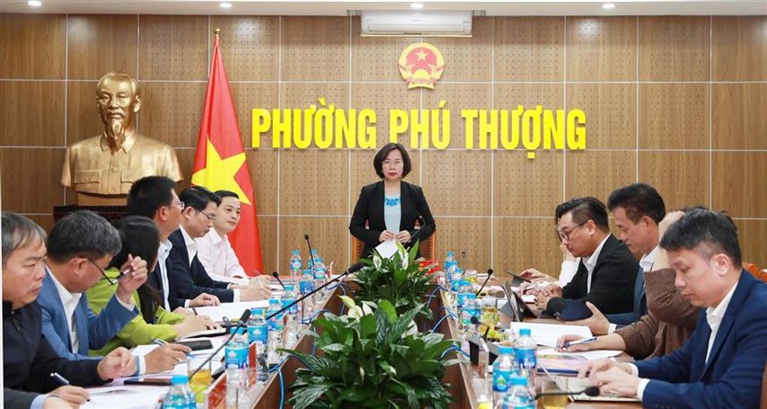 Phường Phú Thượng cần tập trung thực hiện tốt các nhiệm vụ trọng tâm