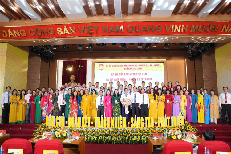 MTTQ xã Gia Lâm tổ chức thành công Đại hội lần thứ I, nhiệm kỳ 2025-2030
