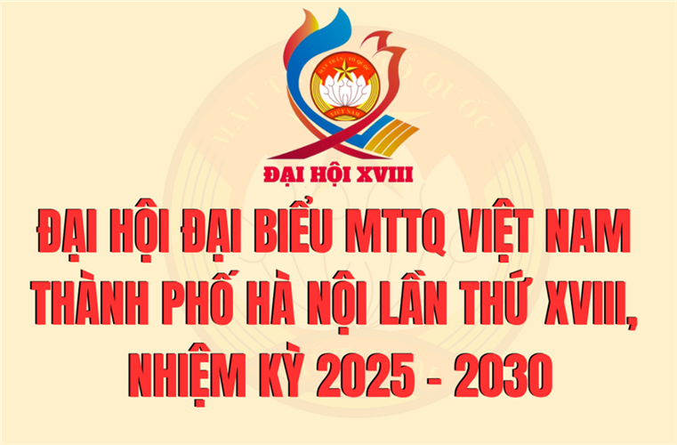 Đại hội đại biểu MTTQ Việt Nam thành phố Hà Nội lần thứ XVIII