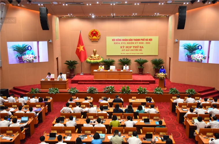 Khai mạc kỳ họp thứ ba, HĐND thành phố Hà Nội khóa XVII: Kịp thời triển khai thi hành Luật Thủ đô năm 2026