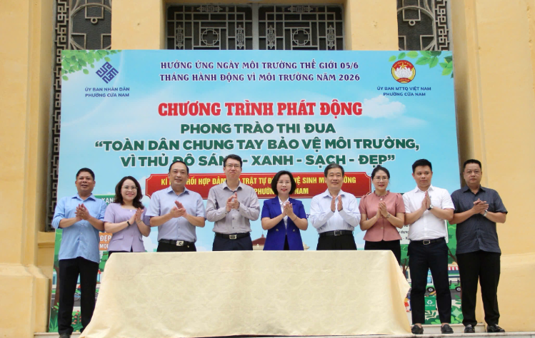 Cửa Nam lan tỏa hành động xanh vì môi trường