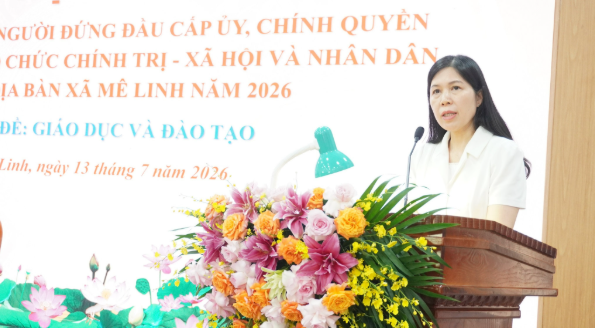 Xã Mê Linh đối thoại về giáo dục, cam kết giải quyết những vấn đề người dân quan tâm