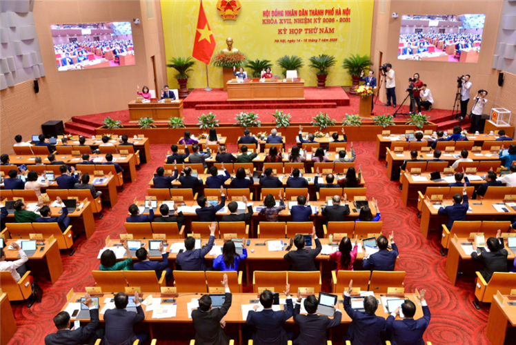 Khai mạc kỳ họp thứ năm, HĐND thành phố Hà Nội khóa XVII