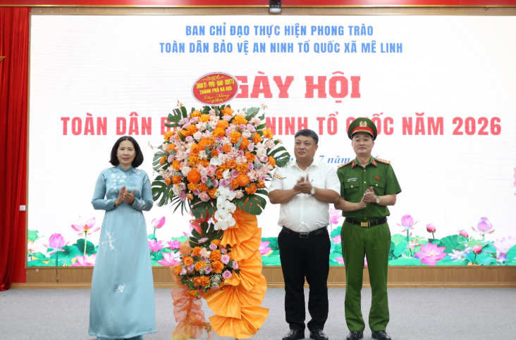 Xã Mê Linh: Sôi nổi Ngày hội toàn dân bảo vệ an ninh Tổ quốc