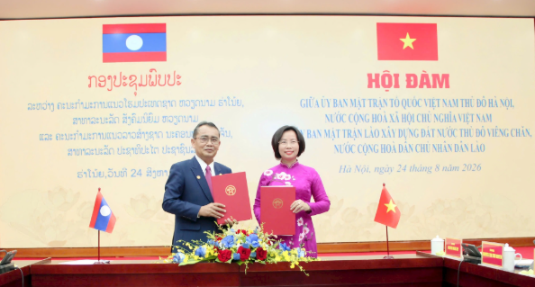 Mặt trận Hà Nội - Viêng Chăn: Tiếp nối truyền thống, mở chặng đường hợp tác mới
