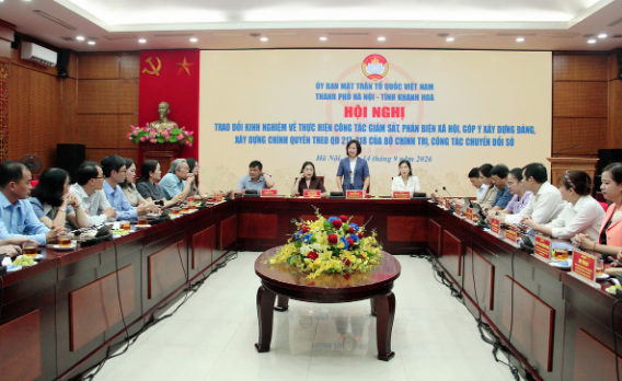 Hà Nội – Khánh Hòa: Trao đổi kinh nghiệm trong giám sát, phản biện xã hội