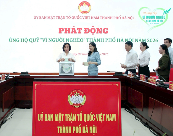 Phát động ủng hộ Quỹ “Vì người nghèo” trong hệ thống chính trị thành phố Hà Nội