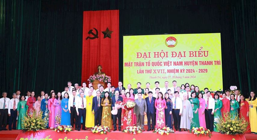 Bà Trần Thị Vân được bầu làm Chủ tịch Ủy ban MTTQ Việt Nam huyện Thanh Trì