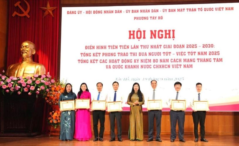 Lan tỏa phong trào thi đua yêu nước tại Tây Hồ
