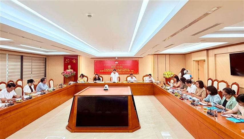 MTTQ Việt Nam thành phố Hà Nội làm việc với 6 phường về công tác đại hội